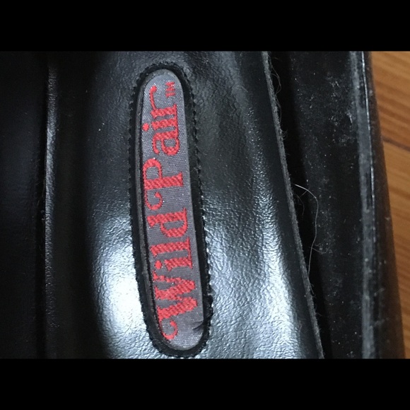 Vintage “Wild Pair” Split Leather Black Heels - Picture 5 of 5